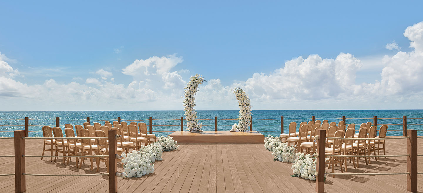 Beach wedding venue
